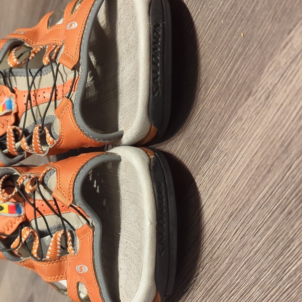 Men's Salomon Tech Revo Sport Sandals in Orange & Gray - Size 13 - Picture 4 of 10
